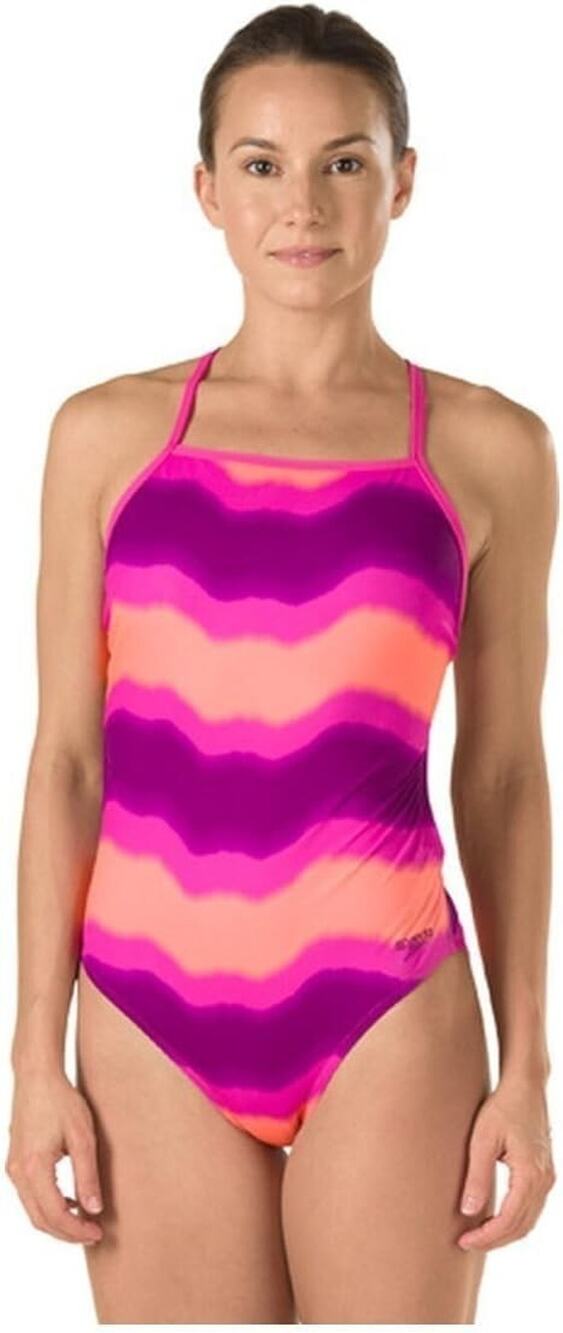 SPEEDO TURNZ Tonal Wave Printed One Back - Speedo Endurance Lite- Size 28
